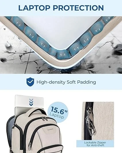 Anti Theft Laptop Backpack With USB